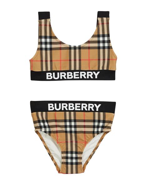 burberry girl bikini|burberry high waisted swimsuit.